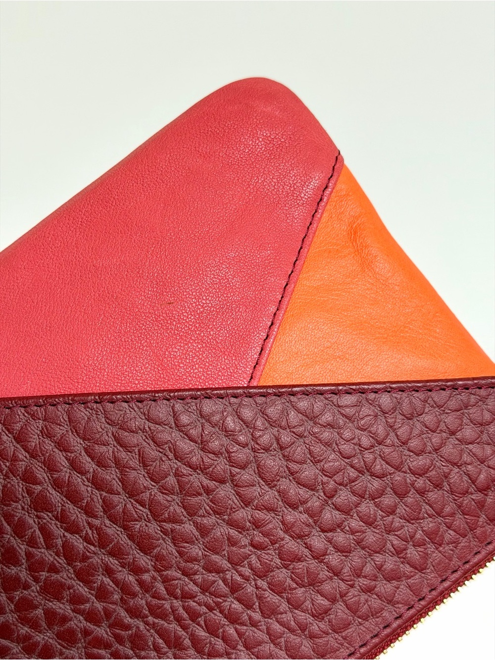 Chloe Multicolor Leather Envelope Flap Chain Clutch - Picture 9 of 15